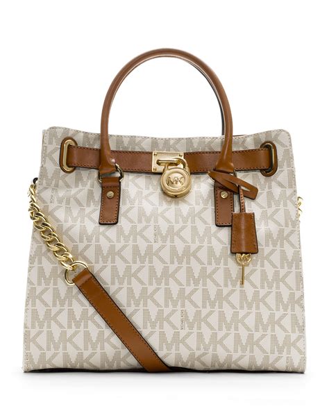 michael kors hamilton logo satchel|Michael Kors Hamilton large tote.